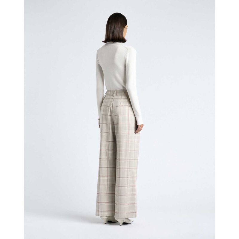 Cue Merino Turtle Neck Ribbed Knit image number 1